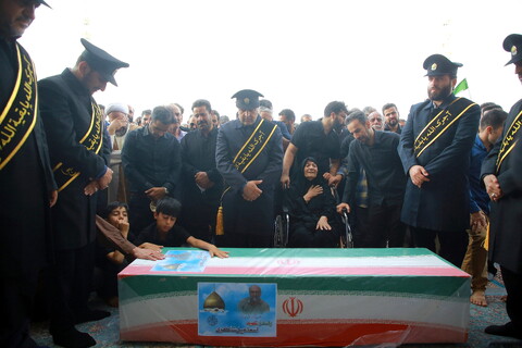 تصاویر/ مراسم تشییع و تدفین سردار شهید رسول شاکری