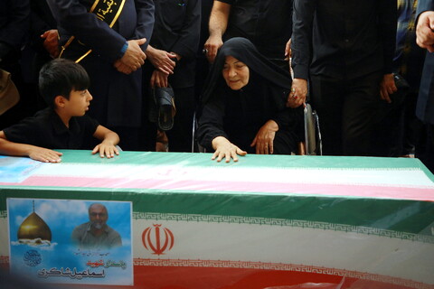 تصاویر/ مراسم تشییع و تدفین سردار شهید رسول شاکری