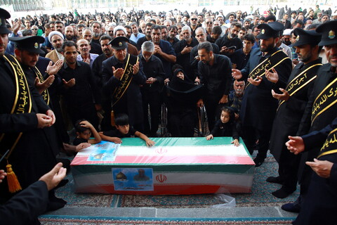 تصاویر/ مراسم تشییع و تدفین سردار شهید رسول شاکری