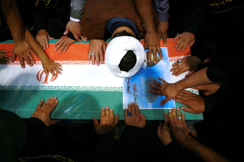 تصاویر/ مراسم تشییع و تدفین سردار شهید رسول شاکری