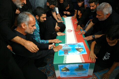 تصاویر/ مراسم تشییع و تدفین سردار شهید رسول شاکری