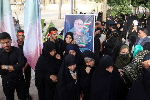 تصاویر/ مراسم تشییع و تدفین سردار شهید رسول شاکری