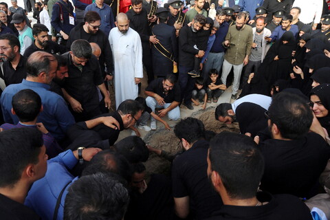 تصاویر/ مراسم تشییع و تدفین سردار شهید رسول شاکری