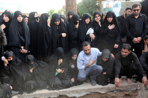 تصاویر/ مراسم تشییع و تدفین سردار شهید رسول شاکری