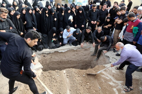 تصاویر/ مراسم تشییع و تدفین سردار شهید رسول شاکری