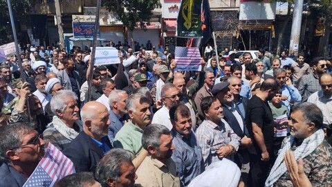 تصاویر/ راهپیمایی جمعه خشم و نصر در مشگین شهر