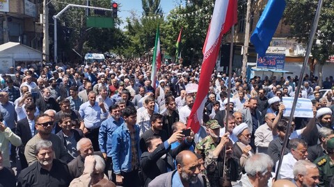 تصاویر/ راهپیمایی جمعه خشم و نصر در مشگین شهر