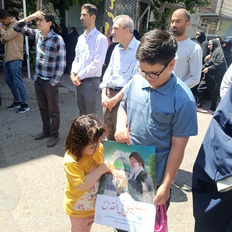 تصاویر/ راهپیمایی جمعه های نصر و خشم در صائین قلعه