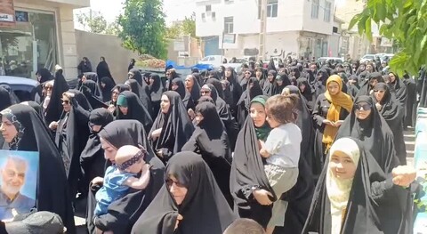 تصاویر/ راهپیمایی جمعه های نصر و خشم در صائین قلعه