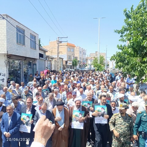 تصاویر/ راهپیمایی جمعه های نصر و خشم در صائین قلعه