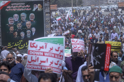 تصاویر| راهپیمایی جمعه خشم و نصر در بیرجند