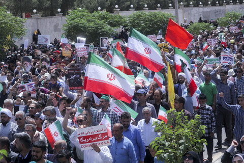 تصاویر| راهپیمایی جمعه خشم و نصر در بیرجند