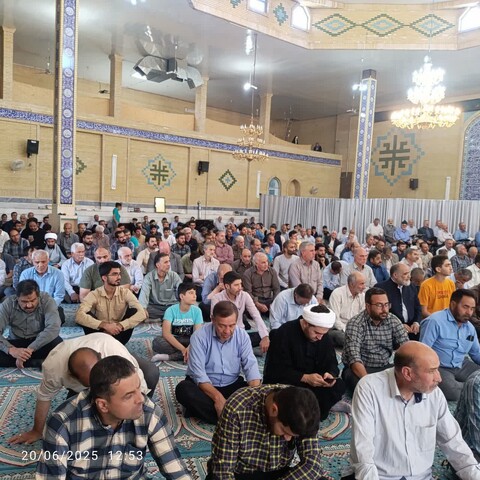 تصاویر/ اقامه نماز جمعه شهرستان صائین قلعه