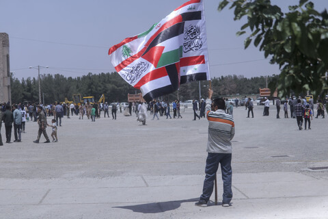 تصاویر| حضور با شکوه مردم در نماز جمعه خشم و نصر در بیرجند