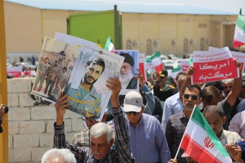 تصاویر/ راهپیمایی خشم و نصر در اهرم