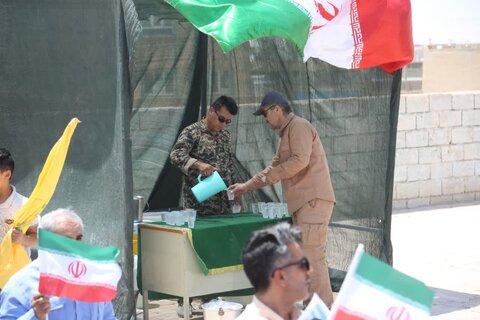 تصاویر/ راهپیمایی خشم و نصر در اهرم