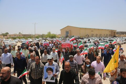 تصاویر/ راهپیمایی خشم و نصر در اهرم