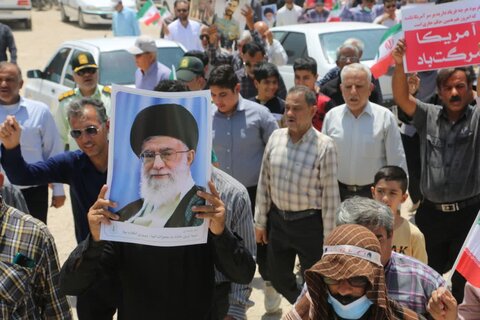 تصاویر/ راهپیمایی خشم و نصر در اهرم