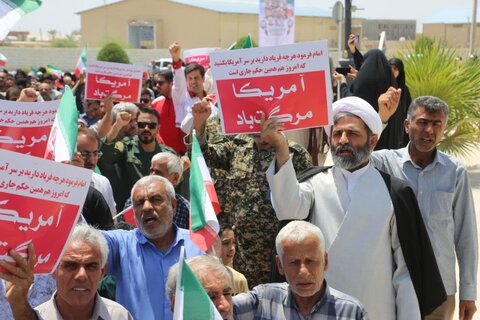 تصاویر/ راهپیمایی خشم و نصر در اهرم