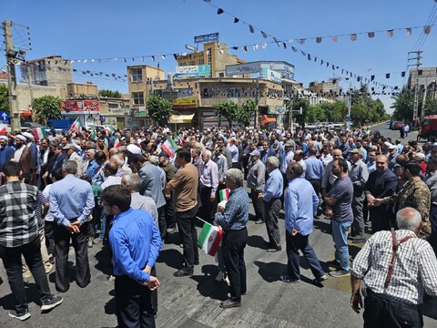 تصاویر/ راهپیمایی جمعه های نصر و خشم در شبستر