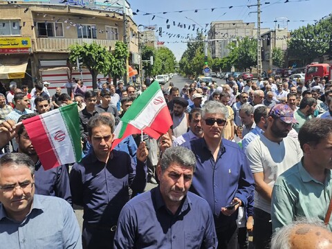 تصاویر/ راهپیمایی جمعه های نصر و خشم در شبستر