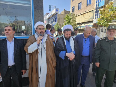 تصاویر/ راهپیمایی جمعه های نصر و خشم در شبستر