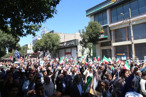 تصاویر/ راهپیمایی جمعه خشم و نصر در اردبیل