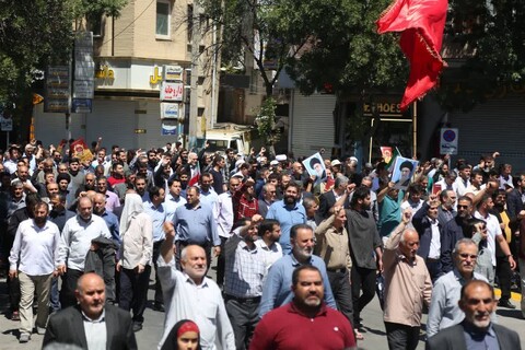 تصاویر/ راهپیمایی جمعه خشم و نصر در اردبیل