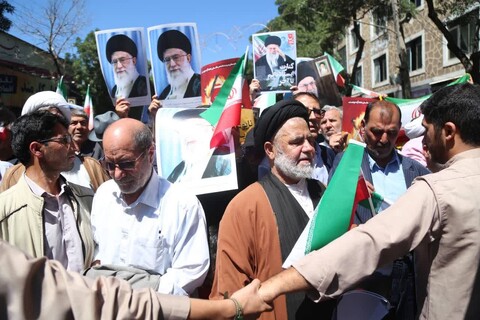 تصاویر/ راهپیمایی جمعه خشم و نصر در اردبیل