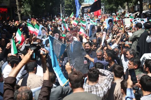 تصاویر/ راهپیمایی جمعه خشم و نصر در اردبیل