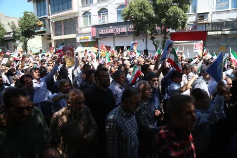 تصاویر/ راهپیمایی جمعه خشم و نصر در اردبیل