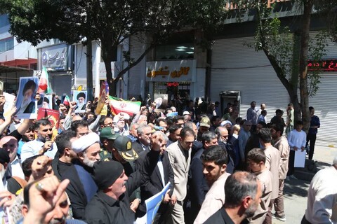 تصاویر/ راهپیمایی جمعه خشم و نصر در اردبیل