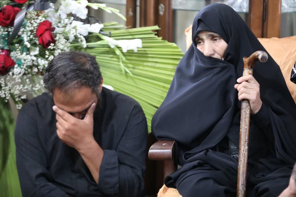 دیدار تولیت آستان مقدس مسجد جمکران با خانواده شهید طالبی