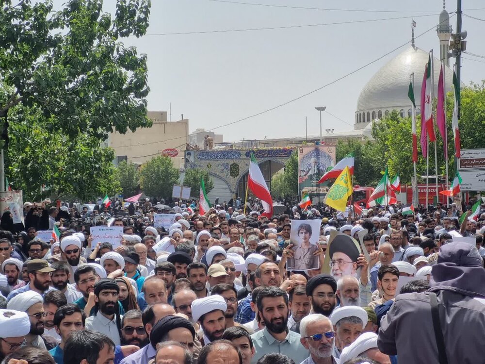 شکوه حضور مردم قم