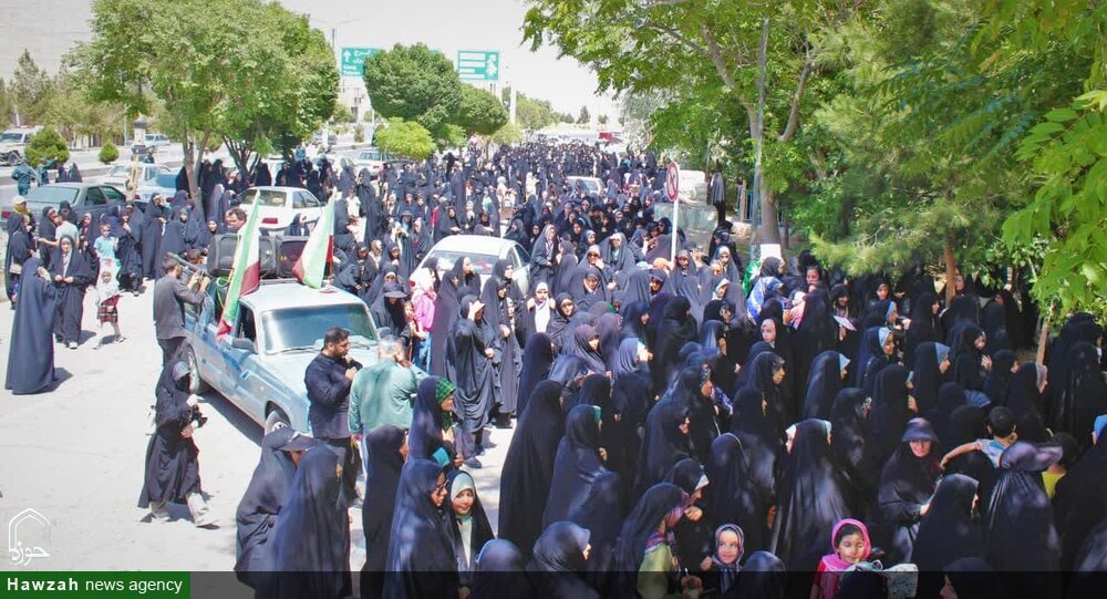 خروش مردم اشتهارد علیه جنایات رژیم صهیونی