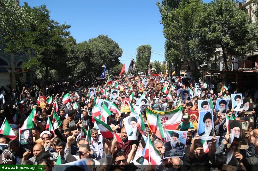 تصاویر/ راهپیمایی جمعه خشم و نصر در اردبیل