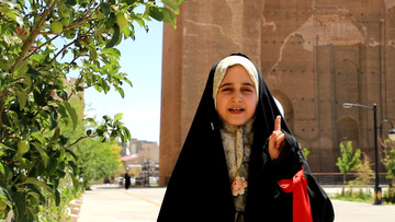 فیلم| رجزخوانی زینب گونه دختر تبریزی