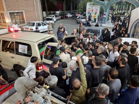 تصاویر/ مراسم وداع باپیکر پاسدارشهید محمدرضا بهاری نژادشهید مبارزه با اسرائیل