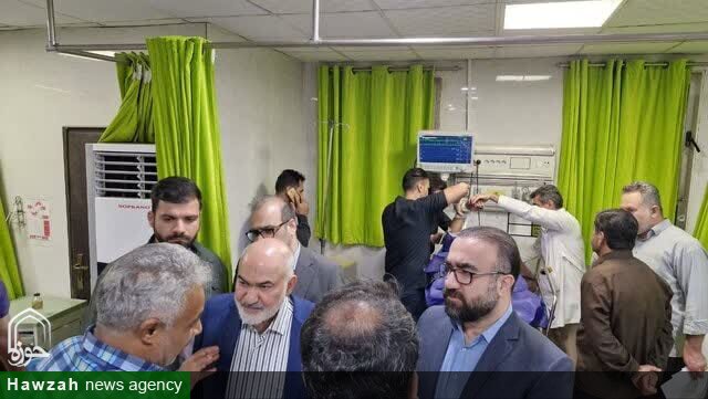 عیادت استاندار خوزستان از مجروحان تجاوز رژیم صهیونی در اهواز