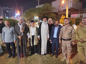 بازدید نماینده ولی‌فقیه در خوزستان از ایستگاه‌های ایست و بازرسی+ تصاویر