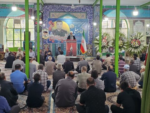 تصاویر / مراسم تشییع شهید روح االه نوری از شهدای تجاوز رژیم جعلی اسراییل در سگزآباد شهرستان بویین زهرا