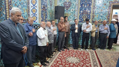 تصاویر/ آئین بازگشایی و غباروبی ضریح مطهر امامزادگان شهر جوپار