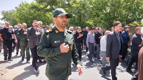 تصاویر/تشییع پیکر پاک شهیده والامقام مرضیه جهانی در شهر محلات