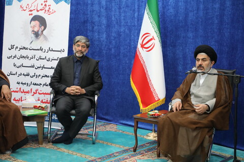 تصاویر/ دیدار  اعضای شورای قضایی استان آذربایجان غربی با نماینده ولی فقیه در استان و امام جمعه ارومیه