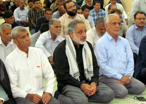 تصاویر/ اجتماع بیعت با ولایت در بندر دیّر