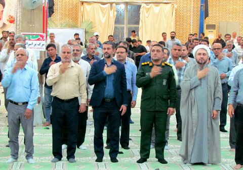 تصاویر/ اجتماع بیعت با ولایت در بندر دیّر