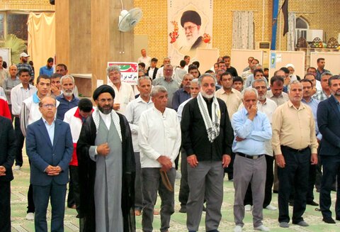 تصاویر/ اجتماع بیعت با ولایت در بندر دیّر