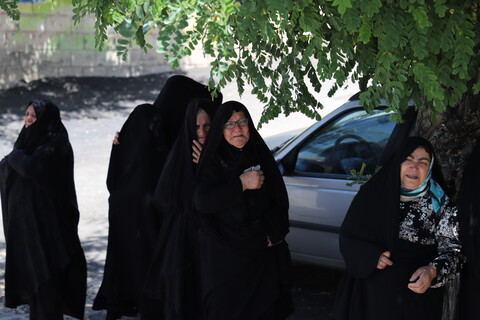 تصاویر/مراسم تشییع و تدفین شهید مدافع وطن در شهر توپ آغاج