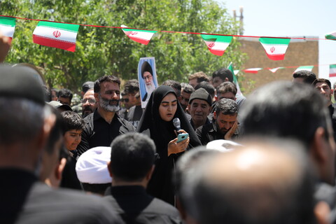 تصاویر/مراسم تشییع و تدفین شهید مدافع وطن در شهر توپ آغاج