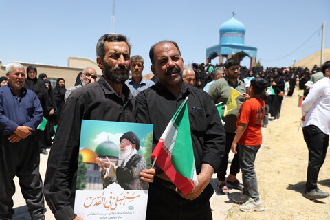 تصاویر/مراسم تشییع و تدفین شهید مدافع وطن در شهر توپ آغاج